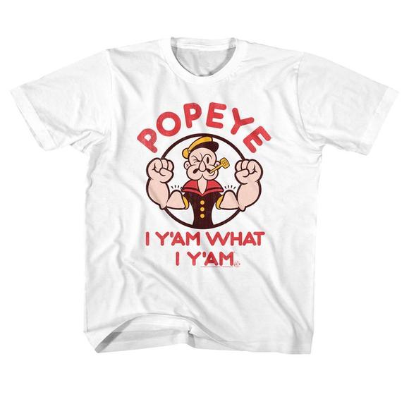 Other - Popeye Yam White Toddler T-Shirt